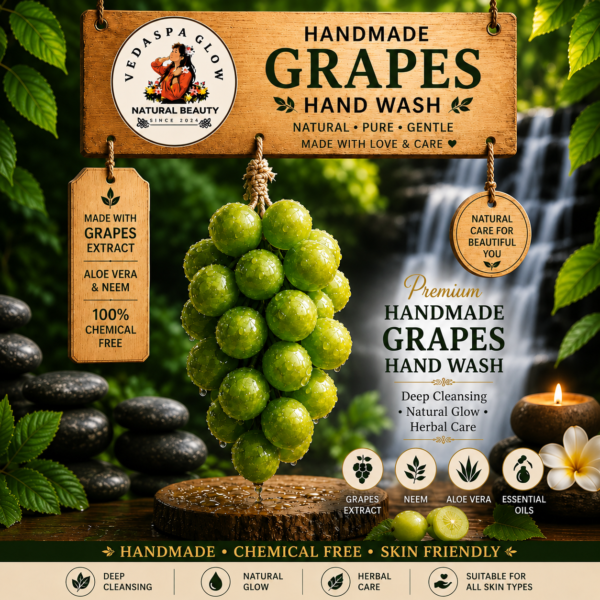 Handmade Grapes Hand Wash Luxury Herbal Hand Care Collection