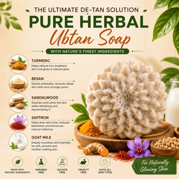 Pure Herbal Ubtan Soap