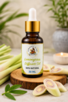 Lemon Grass Diffuser Oil With Clay Flower